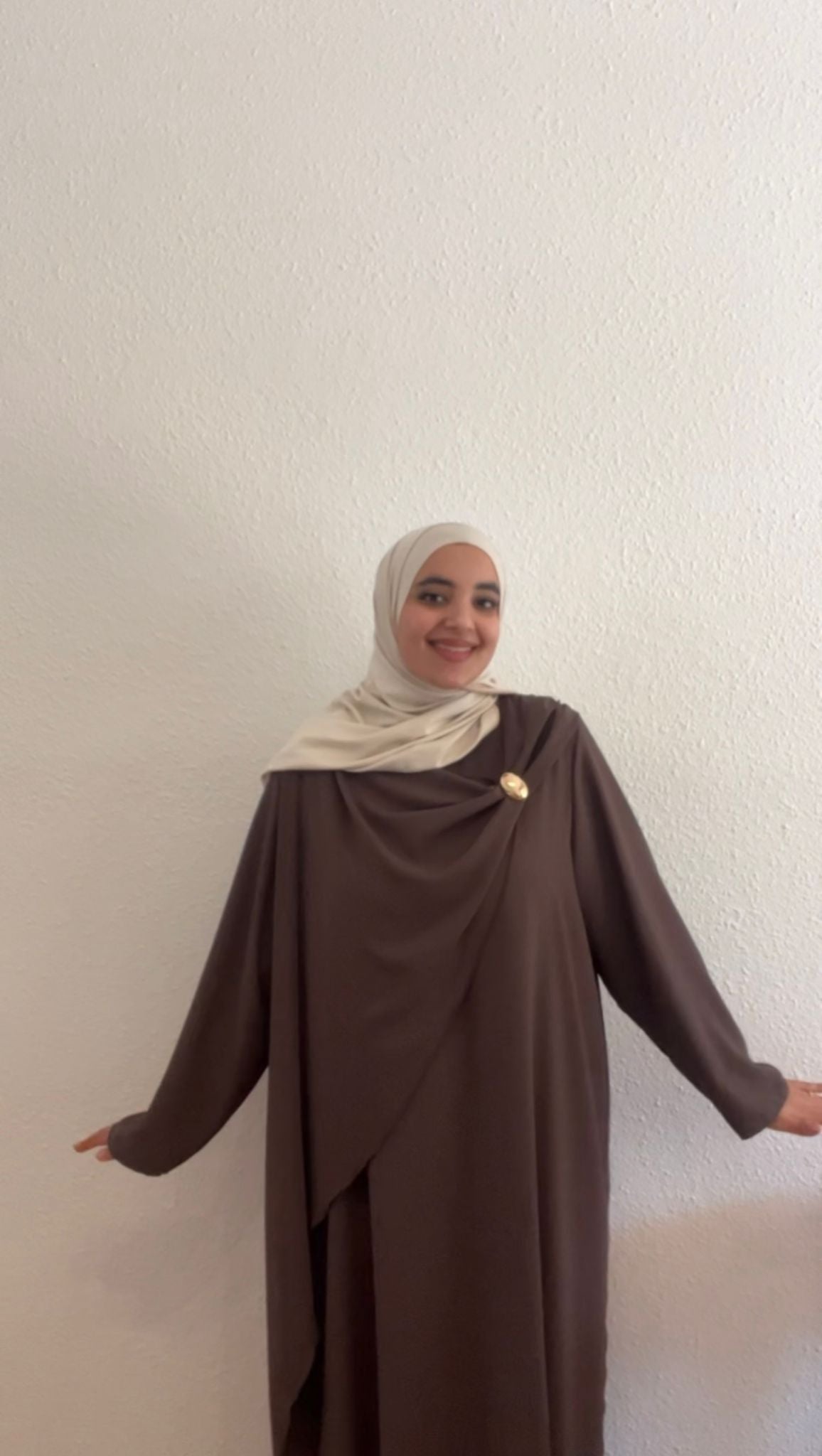 Chocolate Golden Drape