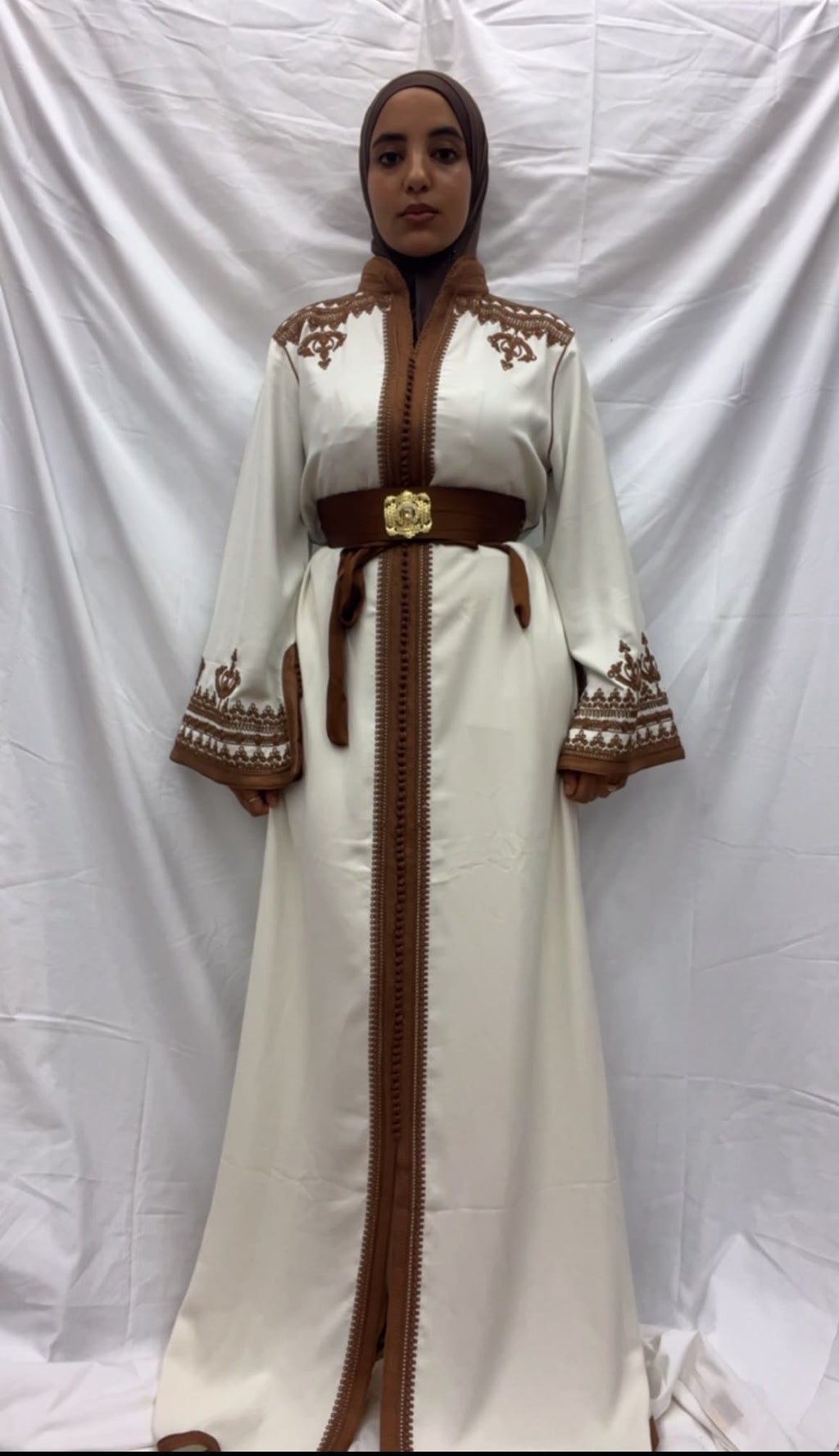 Brown Bridal Caftan