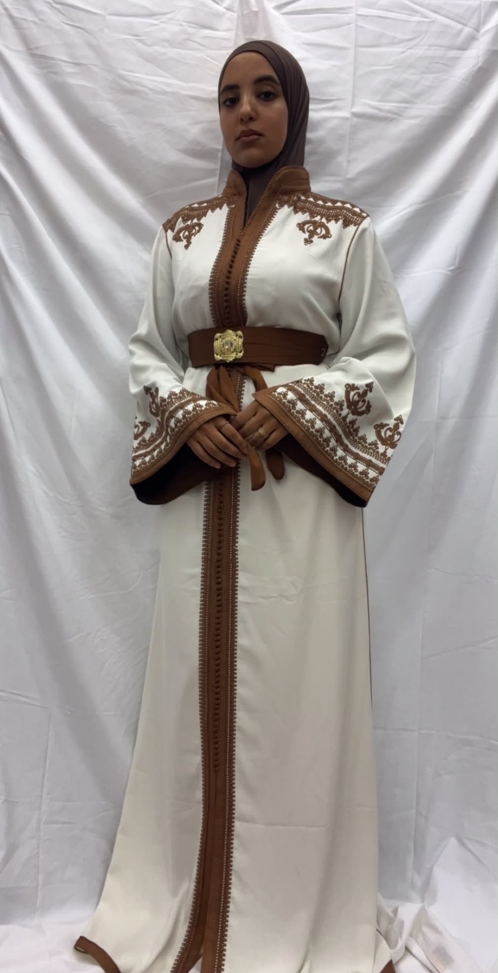 Brown Bridal Caftan