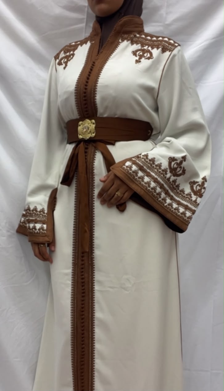 Brown Bridal Caftan