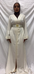 White Bridal Caftan