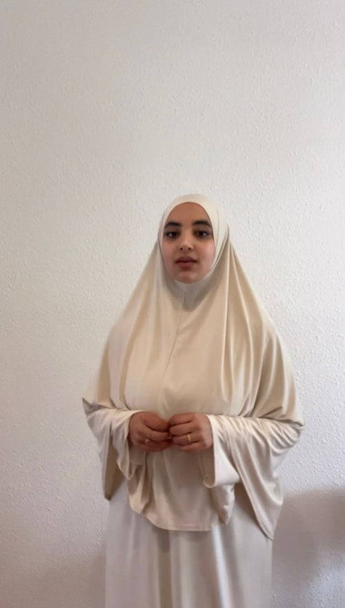 Beige Classic Khimar